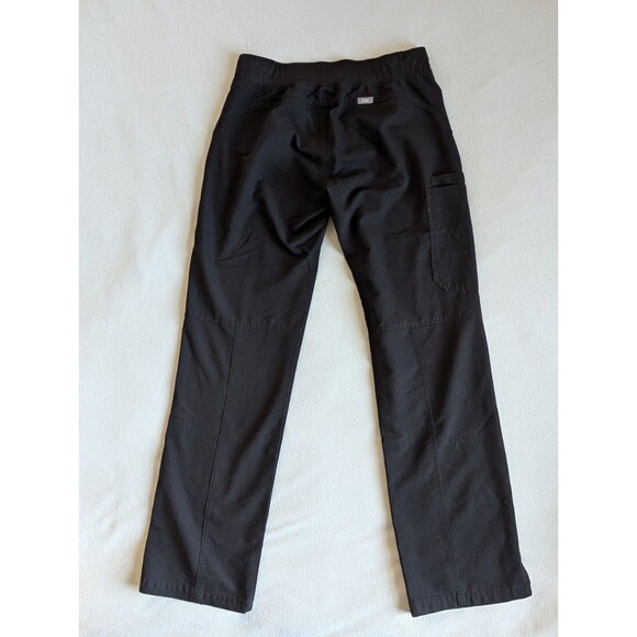 FIGS Kade Womens Cargo Scrub Pants Black Size Small T21004 Nurse Medical ER - Picture 2 of 7